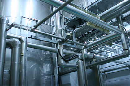 精製水熱水循環システム