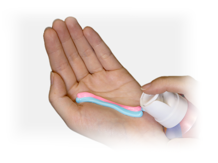 DUALの吐出イメージ